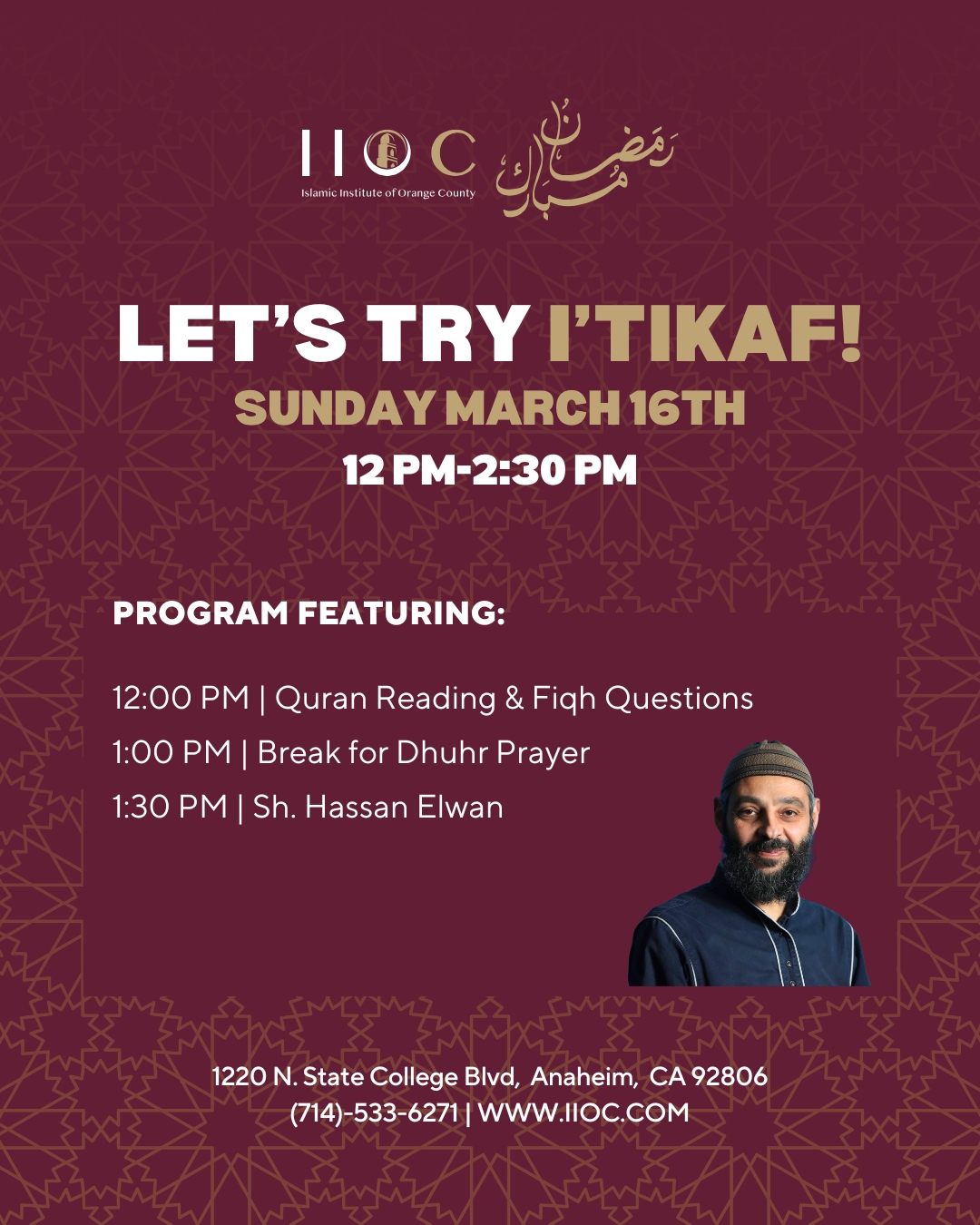Itikaf March16