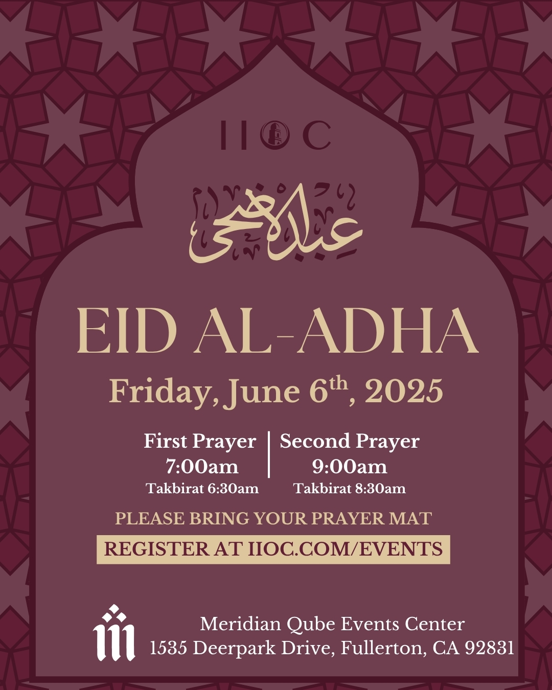 EID Adha Flyer