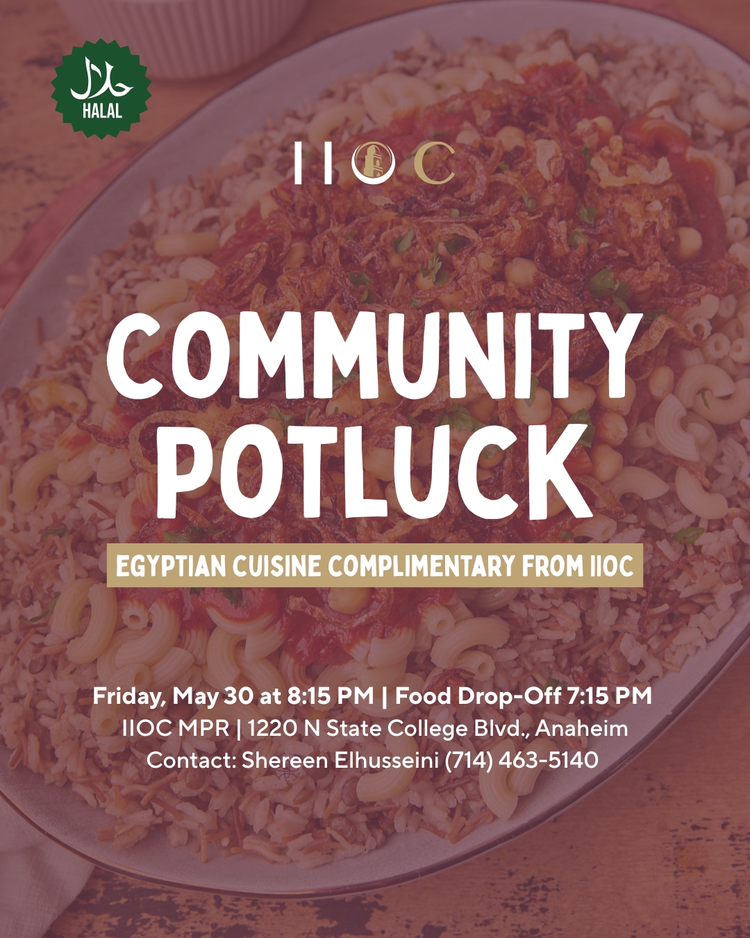 IIOC Egypt Potluck